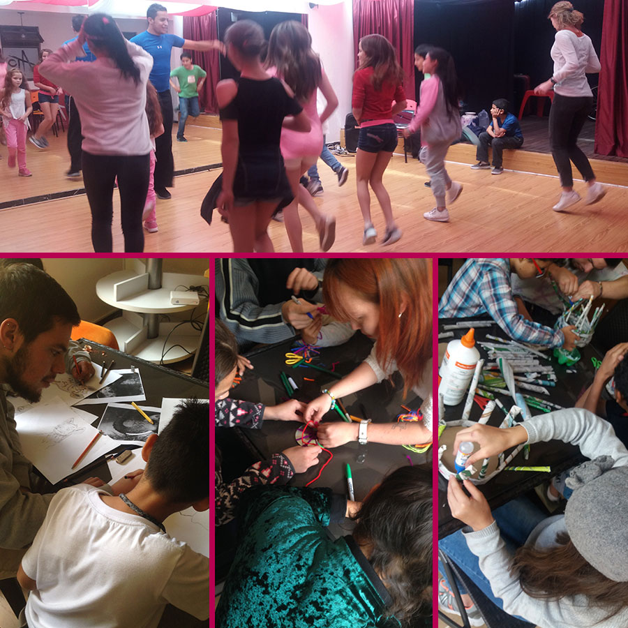 trabajo social fundacion arte ato club