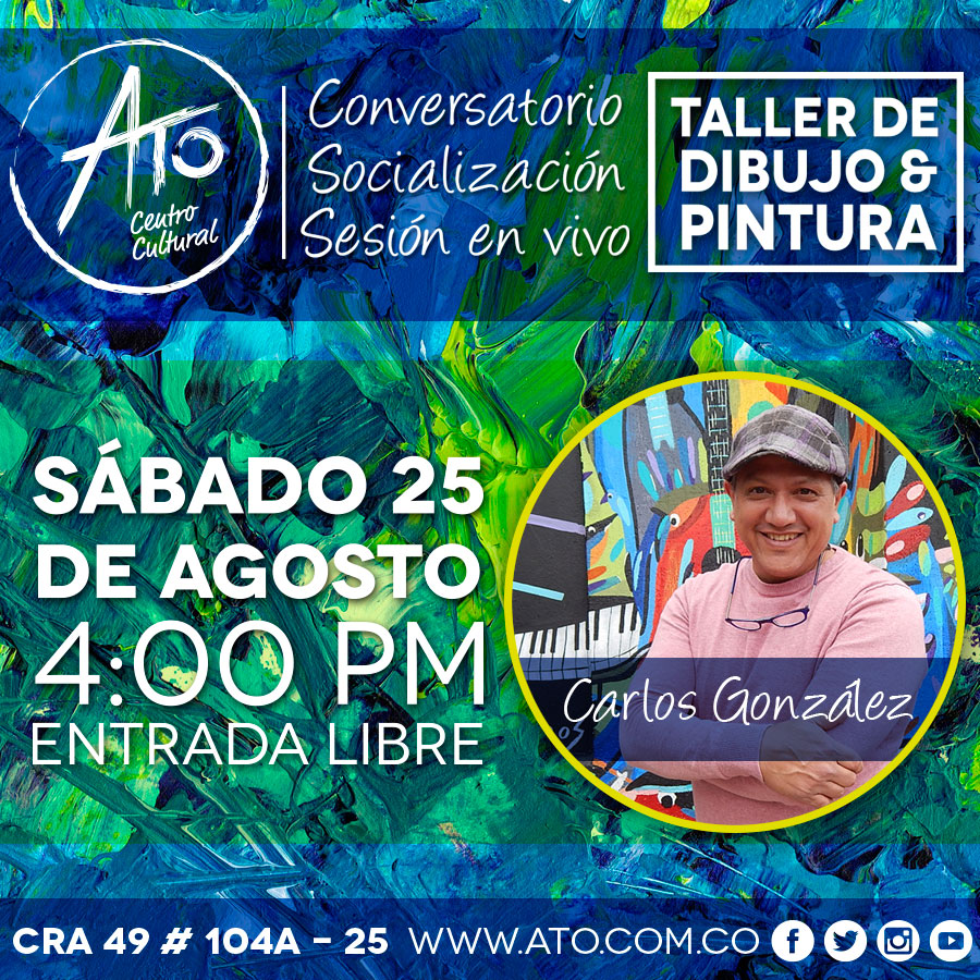 invitacion socializacion pintura dibujo