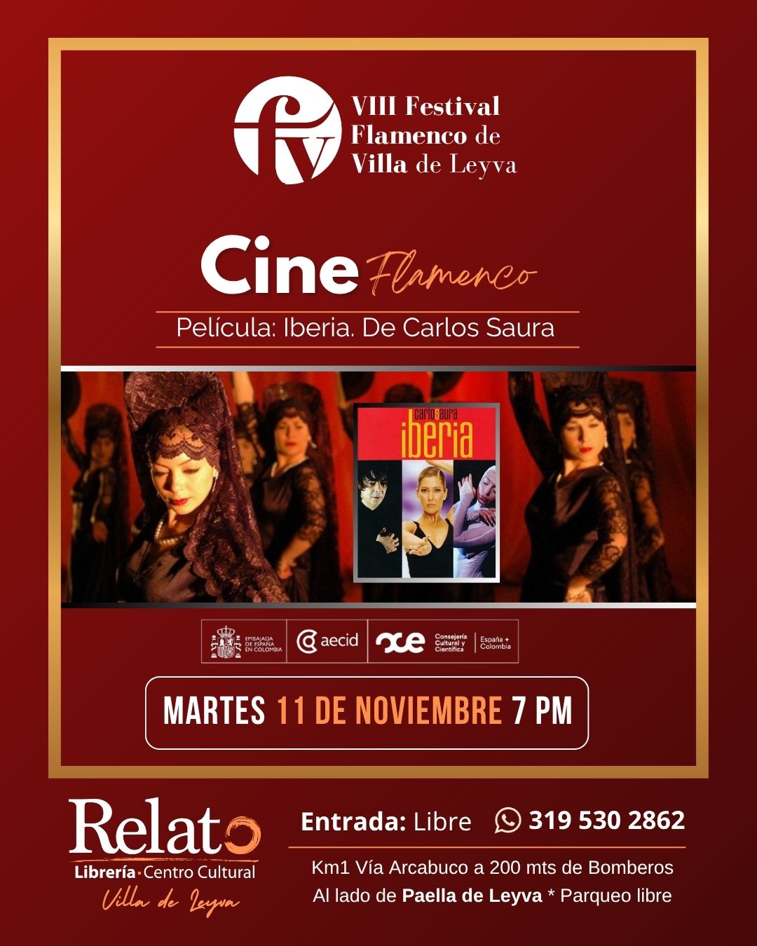 cine flamenco villa leyva club relato libreria centro