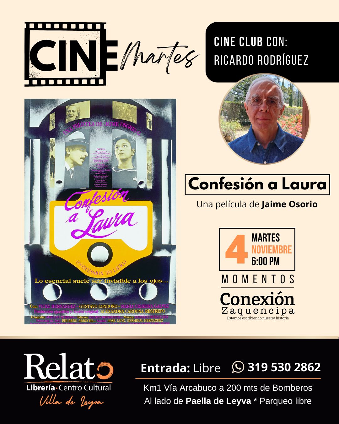 cinemartes confesion laura villa leyva relato