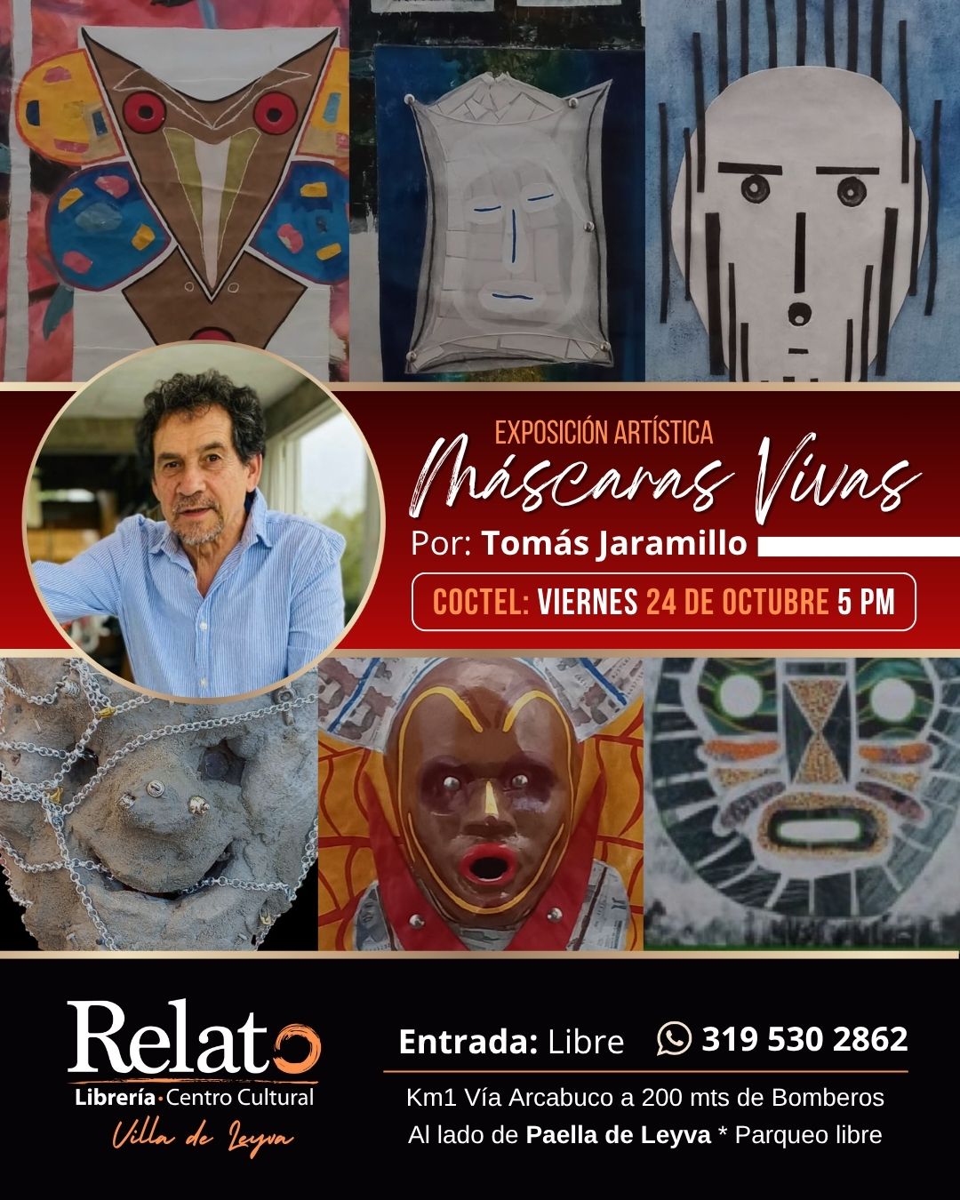 expo mascaras tomas jaramillo villa de leyva relato