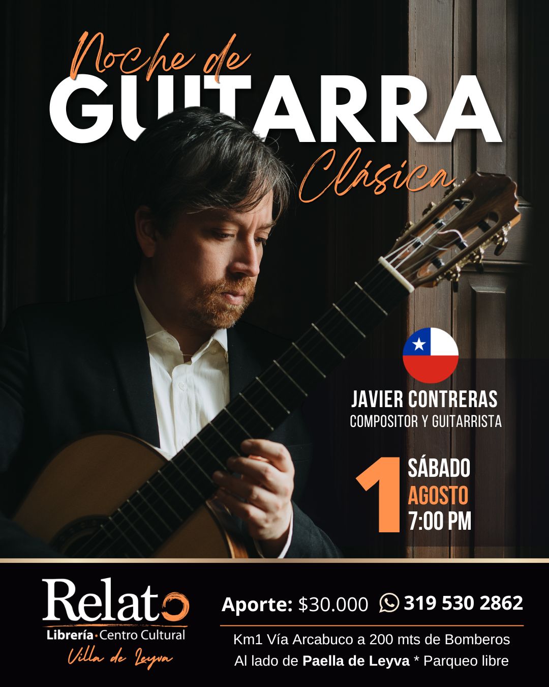 guitara clasica javier contreras chile relato
