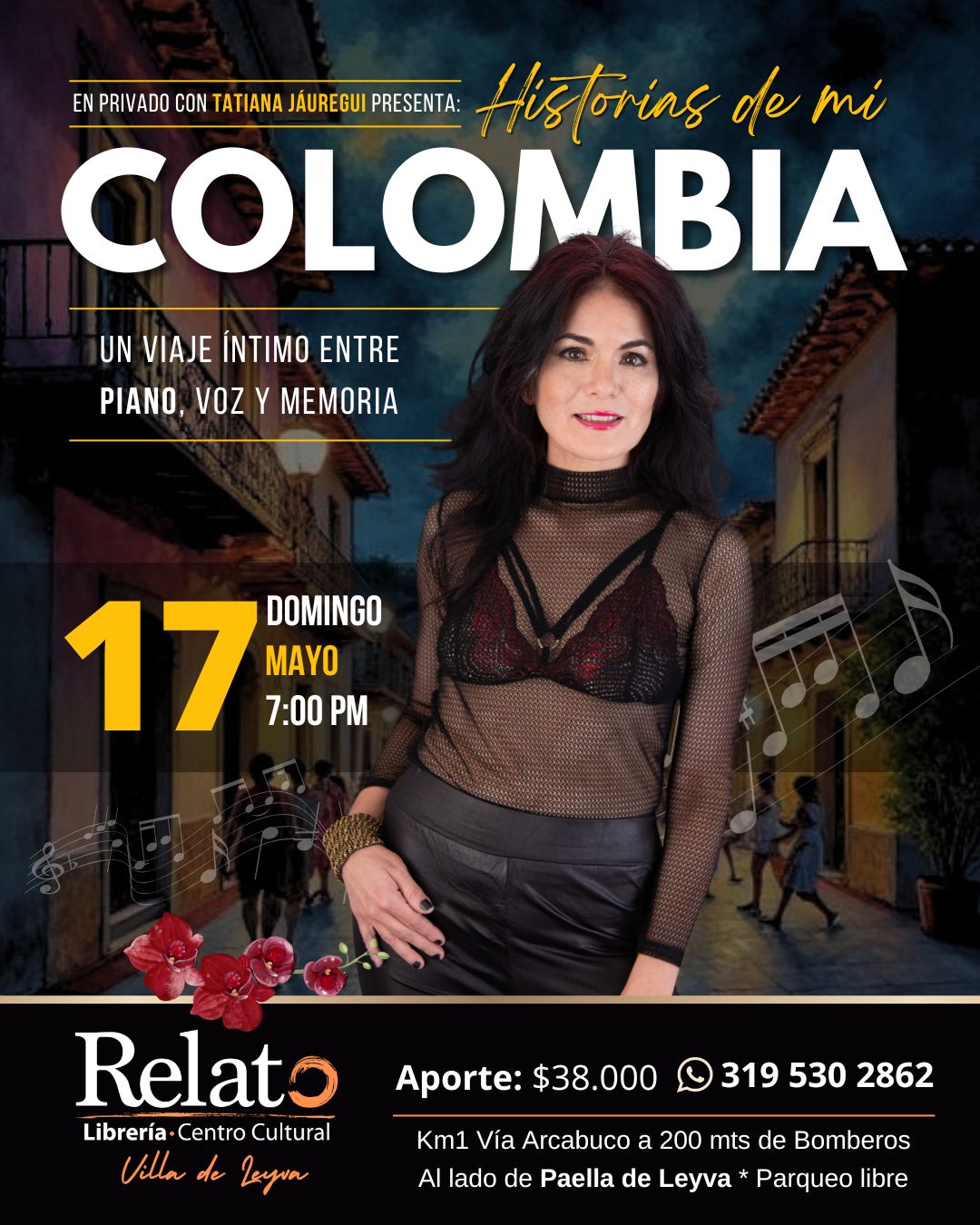 relato musica colombia villa leyva tatiana jauregui libreria